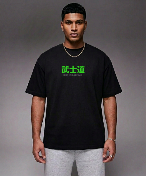 Neon Samurai Oversized T-shirt