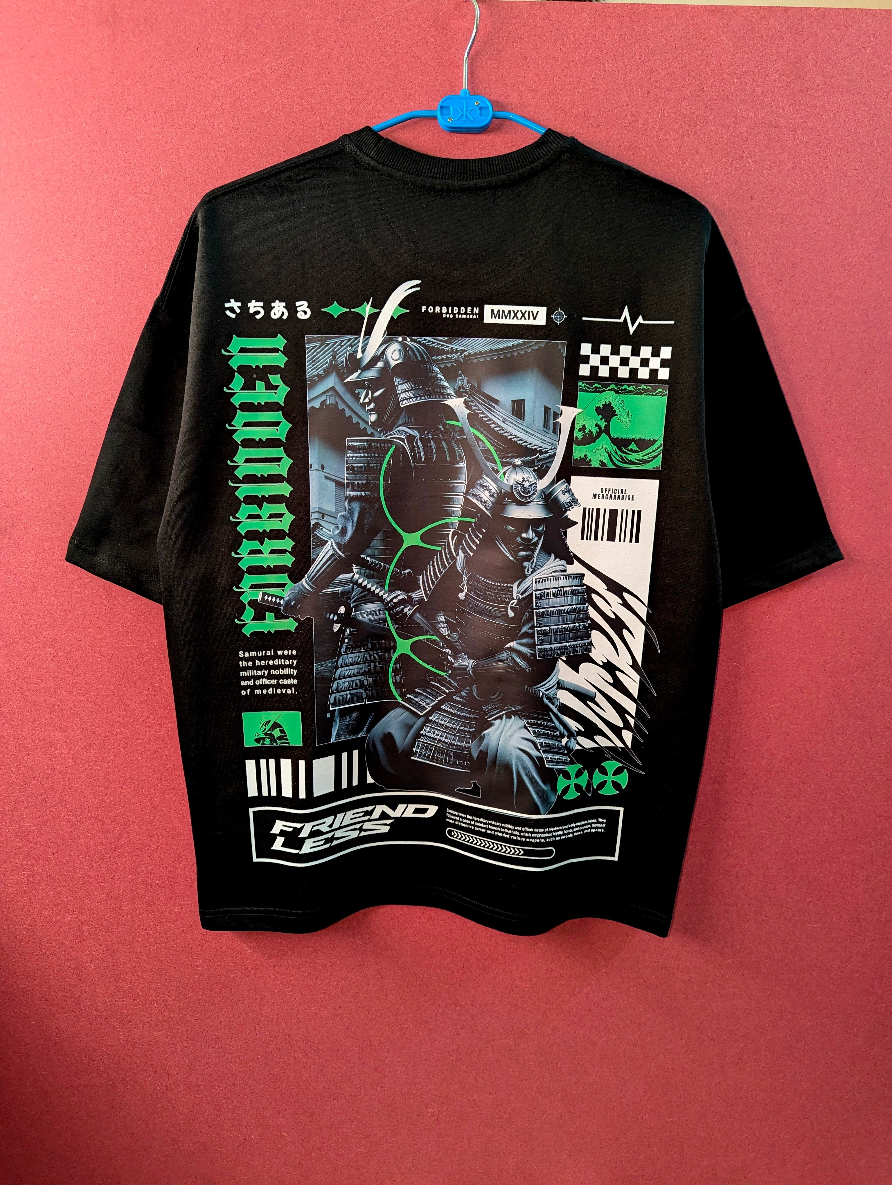 Neon Samurai Oversized T-shirt