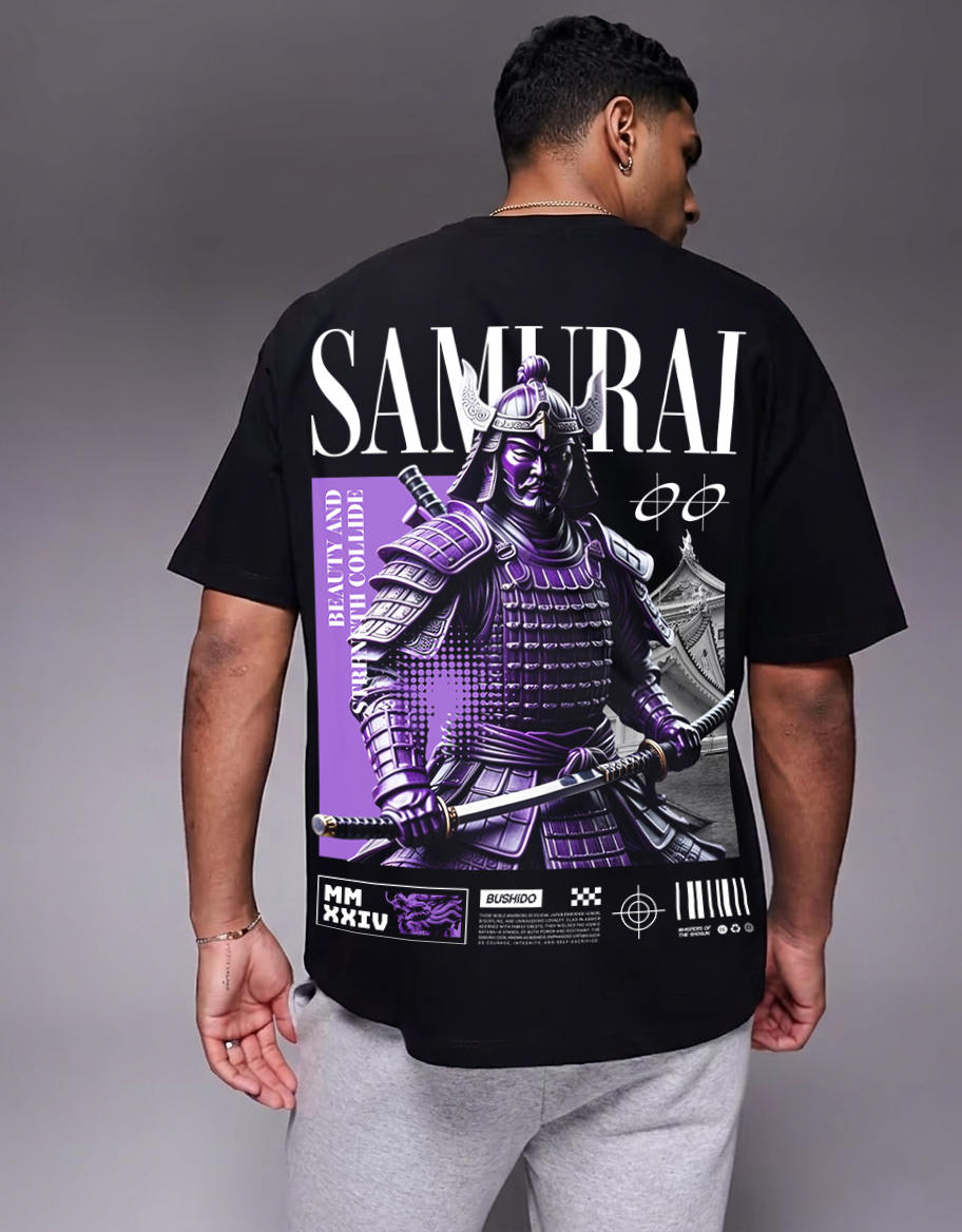 PURPLE BUSHIDO Oversized T-shirt