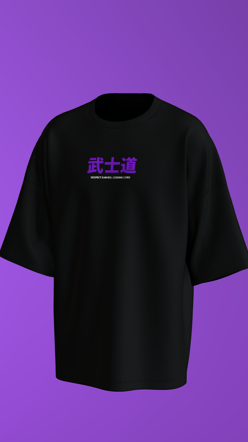 PURPLE BUSHIDO Oversized T-shirt